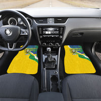 Brazil Football World Champions 2026 Car Mats Brasil Futebol - Jaguar Mascot - Vibrant Carnival Style