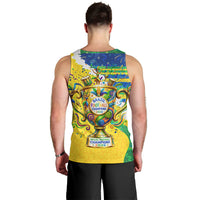 Brazil Football World Champions 2026 Men Tank Top Brasil Futebol - Jaguar Mascot - Vibrant Carnival Style
