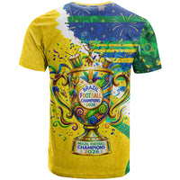 Brazil Football World Champions 2026 T Shirt Brasil Futebol - Jaguar Mascot - Vibrant Carnival Style