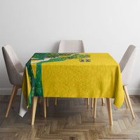 Brazil Football World Champions 2026 Tablecloth Brasil Futebol - Jaguar Mascot - Vibrant Carnival Style