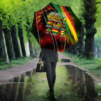 Juneteenth God Says I Am Christian Freedom Umbrella Pan African Flag Colors Tie Dye Galaxy