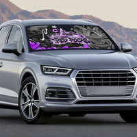Personalized Colorado Aspen Snowmass Red Rocks Auto Sun Shade Urban Graffiti Paint Splatter Street Art