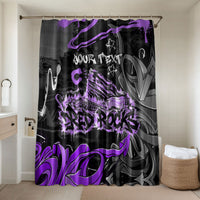 Personalized Colorado Aspen Snowmass Red Rocks Bathroom Set Urban Graffiti Paint Splatter Street Art