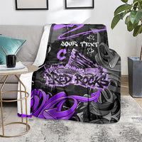 Personalized Colorado Aspen Snowmass Red Rocks Blanket Urban Graffiti Paint Splatter Street Art