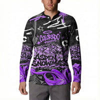 Personalized Colorado Aspen Snowmass Red Rocks Button Sweatshirt Urban Graffiti Paint Splatter Street Art