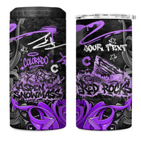 Personalized Colorado Aspen Snowmass Red Rocks 4 in 1 Can Cooler Tumbler Urban Graffiti Paint Splatter Street Art