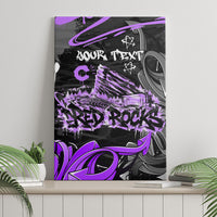 Personalized Colorado Aspen Snowmass Red Rocks Canvas Wall Art Urban Graffiti Paint Splatter Street Art