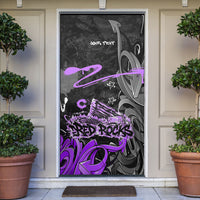 Personalized Colorado Aspen Snowmass Red Rocks Door Cover Urban Graffiti Paint Splatter Street Art