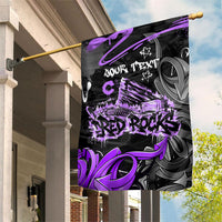 Personalized Colorado Aspen Snowmass Red Rocks Garden Flag Urban Graffiti Paint Splatter Street Art
