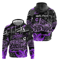 Personalized Colorado Aspen Snowmass Red Rocks Hoodie Urban Graffiti Paint Splatter Street Art