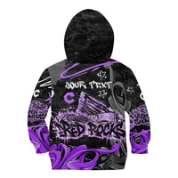 Personalized Colorado Aspen Snowmass Red Rocks Kid Hoodie Urban Graffiti Paint Splatter Street Art