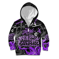 Personalized Colorado Aspen Snowmass Red Rocks Kid Hoodie Urban Graffiti Paint Splatter Street Art