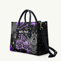 Personalized Colorado Aspen Snowmass Red Rocks Leather Bag Urban Graffiti Paint Splatter Street Art