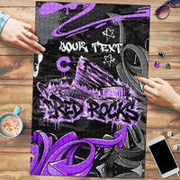 Personalized Colorado Aspen Snowmass Red Rocks Puzzle Urban Graffiti Paint Splatter Street Art