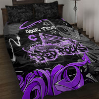 Personalized Colorado Aspen Snowmass Red Rocks Quilt Bed Set Urban Graffiti Paint Splatter Street Art