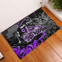 Personalized Colorado Aspen Snowmass Red Rocks Rubber Doormat Urban Graffiti Paint Splatter Street Art