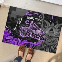 Personalized Colorado Aspen Snowmass Red Rocks Rubber Doormat Urban Graffiti Paint Splatter Street Art