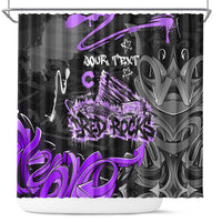 Personalized Colorado Aspen Snowmass Red Rocks Shower Curtain Urban Graffiti Paint Splatter Street Art