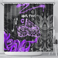 Personalized Colorado Aspen Snowmass Red Rocks Shower Curtain Urban Graffiti Paint Splatter Street Art