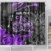 Personalized Colorado Aspen Snowmass Red Rocks Shower Curtain Urban Graffiti Paint Splatter Street Art