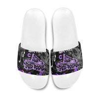 Personalized Colorado Aspen Snowmass Red Rocks Slide Sandals Urban Graffiti Paint Splatter Street Art