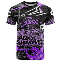 Personalized Colorado Aspen Snowmass Red Rocks T Shirt Urban Graffiti Paint Splatter Street Art