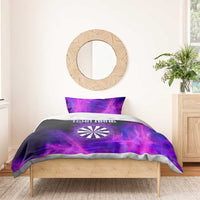 Dartboard and Darts Bedding Set with Purple Smoke Background and Custom Team Name - Wonder Print Shop