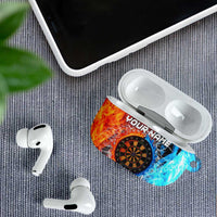 Custom Thunder Lightning Darts AirPods Case Dartboard Water Fire - Wonder Print Shop