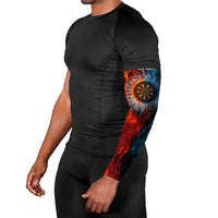 Custom Thunder Lightning Darts Arm Sleeves Dartboard Water Fire - Wonder Print Shop