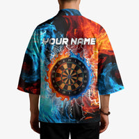 Custom Thunder Lightning Darts Kimono Dartboard Water Fire - Wonder Print Shop