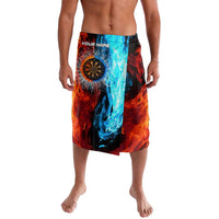 Custom Thunder Lightning Darts Lavalava Dartboard Water Fire - Wonder Print Shop