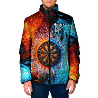 Custom Thunder Lightning Darts Padded Jacket Dartboard Water Fire - Wonder Print Shop