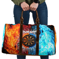 Custom Thunder Lightning Darts Travel Bag Dartboard Water Fire - Wonder Print Shop