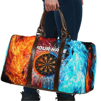 Custom Thunder Lightning Darts Travel Bag Dartboard Water Fire - Wonder Print Shop