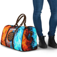 Custom Thunder Lightning Darts Travel Bag Dartboard Water Fire - Wonder Print Shop