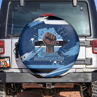 Botswana Independence Day Spare Tire Cover Raised Fist Map Graphic With National Coat Of Arms