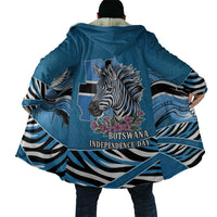 Botswana Independence Day Cloak Flying Dove Graphic Zebra Portrait Flag Map