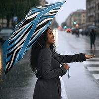 Botswana Independence Day Umbrella Flying Dove Graphic Zebra Portrait Flag Map