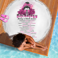 Bitchology Being A Bitch Means Beach Blanket - Wonder Print Shop