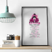 Bitchology Being A Bitch Means Canvas Wall Art - Wonder Print Shop