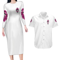 Bitchology Being A Bitch Means Couples Matching Long Sleeve Bodycon Dress and Hawaiian Shirt - Wonder Print Shop