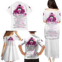 Bitchology Being A Bitch Means Family Matching Puletasi Dress and Hawaiian Shirt - Wonder Print Shop