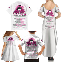 Bitchology Being A Bitch Means Family Matching Summer Maxi Dress and Hawaiian Shirt - Wonder Print Shop