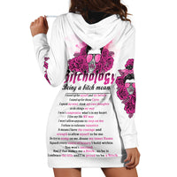 Bitchology Being A Bitch Means Hoodie Dress - Wonder Print Shop