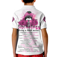 Bitchology Being A Bitch Means Kid Polo Shirt - Wonder Print Shop