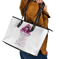 Bitchology Being A Bitch Means Leather Tote Bag - Wonder Print Shop