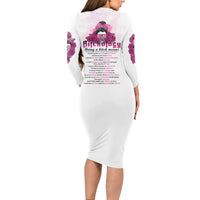 Bitchology Being A Bitch Means Long Sleeve Bodycon Dress - Wonder Print Shop