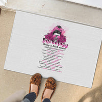 Bitchology Being A Bitch Means Rubber Doormat - Wonder Print Shop