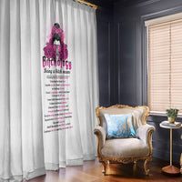 Bitchology Being A Bitch Means Window Curtain - Wonder Print Shop