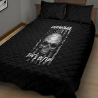Underestimate Me That'll Be Fun Quilt Bed Set - Wonder Print Shop